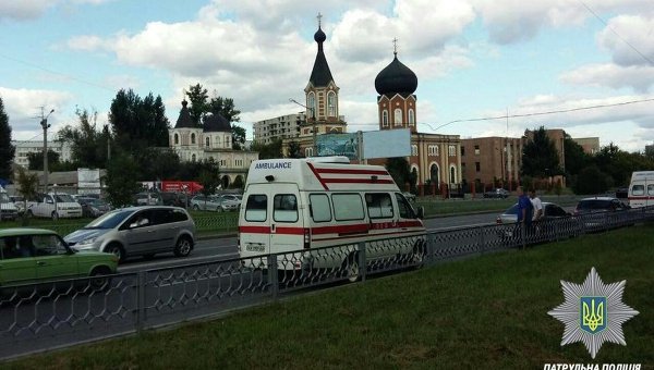 Машина скорой медицинской поищи в Харькове