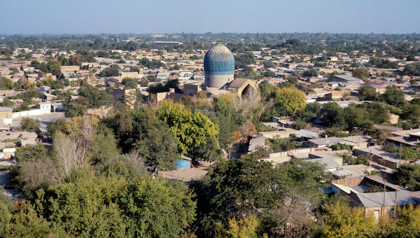 Вид города Самарканда
