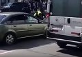 Водителя Range Rover на российских номерах положили лицом в асфальт за неповиновение полиции. Видео