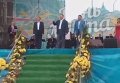 Порошенко и Гройсман выступили на праздничных мероприятиях по случаю Дня города в Виннице