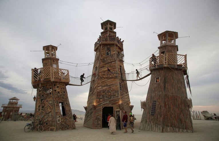Самый необычный фестиваль Burning Man в пустыне Невады