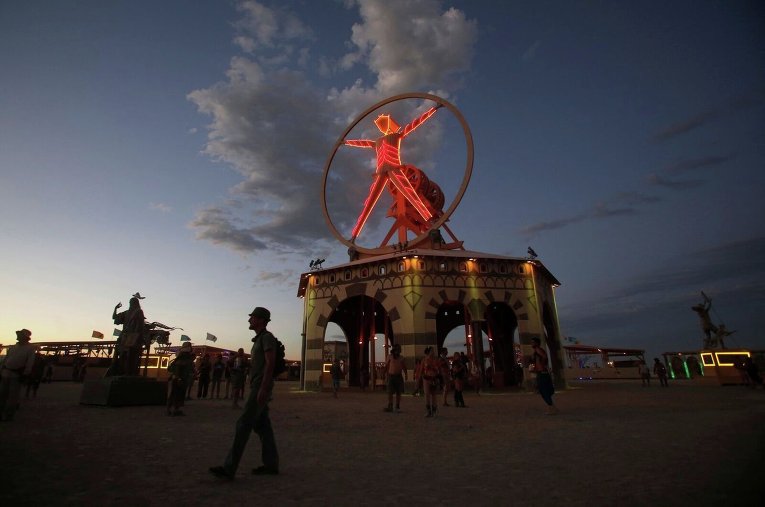 Самый необычный фестиваль Burning Man в пустыне Невады