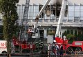 Пожар в здании телеканала Интер