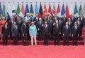 Фотографирование глав делегаций государств-участников Группы двадцати G20, приглашенных государств и международных организаций в Ханчжоу