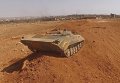 Боевая машина пехоты на юго-востке сирийского города Алеппо