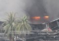 Тушение пожара на фабрике в Бангладеш