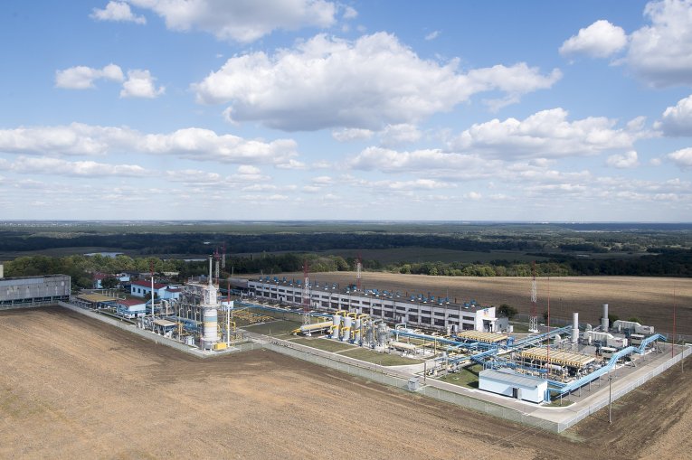 Запуск буровой установки на Шебелинском газовом месторождении