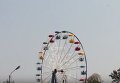 В Мукачево запустили 30-метровое колесо обозрения