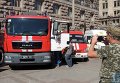 Выставка пожарных машин в Киеве