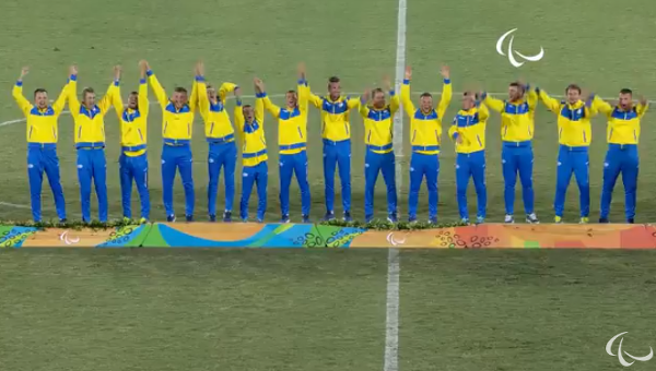 Украинская сборная по футболу победила в финале иранцев на Паралимпиаде в Рио