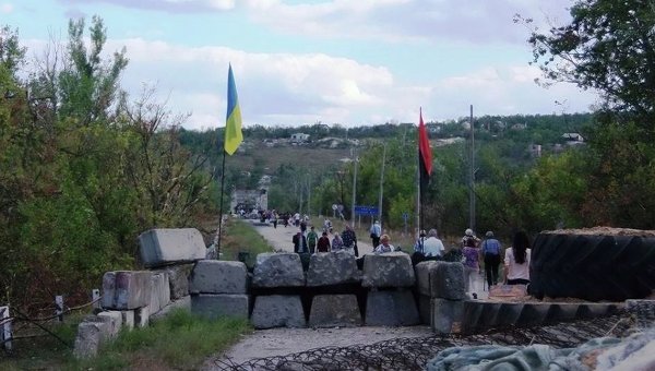 Ситуация в поселке Станица Луганская