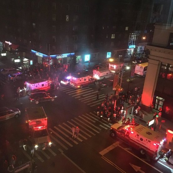 Мощный взрыв произошел на Манхэттене