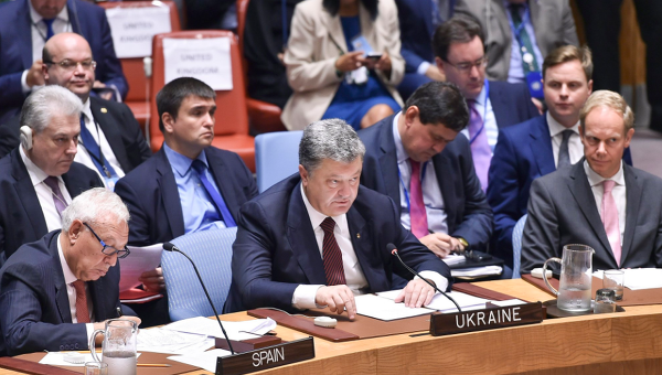 Петр Порошенко на Генассамблее ООН