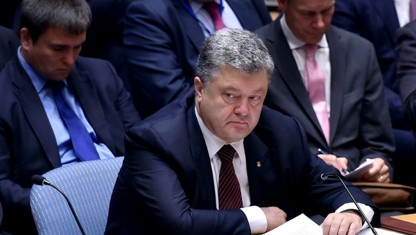 Президент Украины Петр Порошенко, выступая в среду на Генассамблее ООН