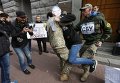 Протесты у СБУ с требованием депортировать политтехнолога Шувалова