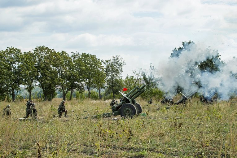 Военные учения Огненный щит 2016 в Молдавии