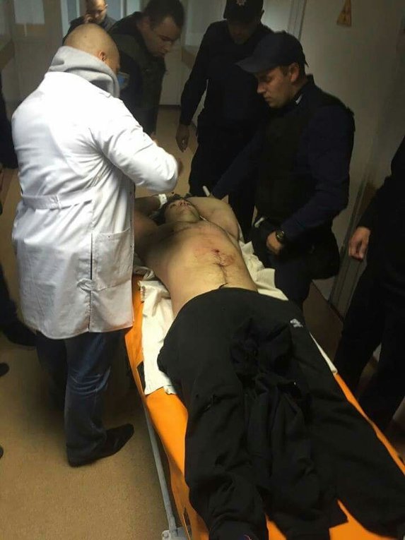 Задержание подозреваемого в убийстве полицейских в Днепре Пугачева