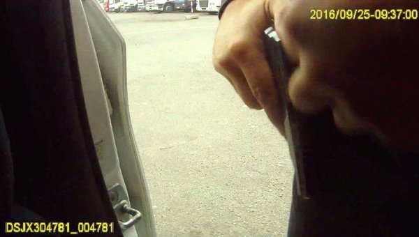 Фото с камеры патрульного, убитого в Днепре