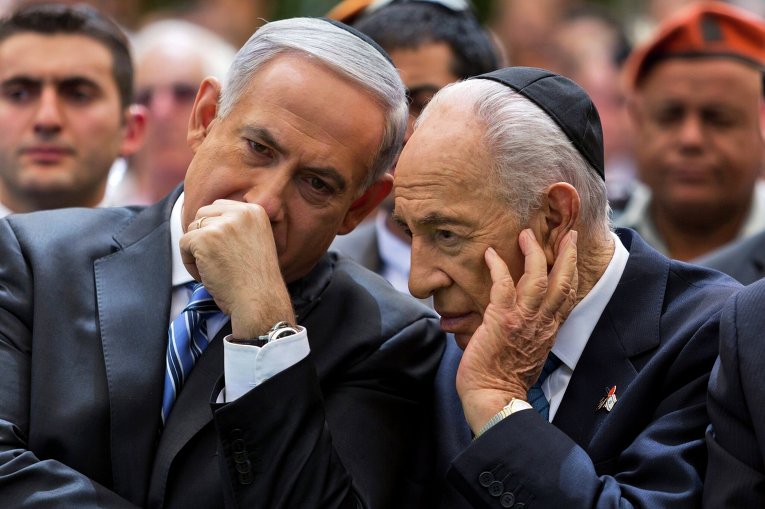 Шимон Перес и Биньямин Нетаньяху