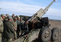 Учения резервистов артиллерийской бригады оперативного командования Юг