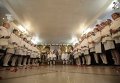 Церемония посвящения киевских школьниц в барышни
