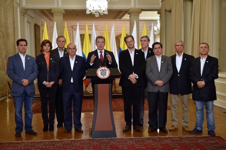 Президент Колумбии Хуан Мануэль Сантос