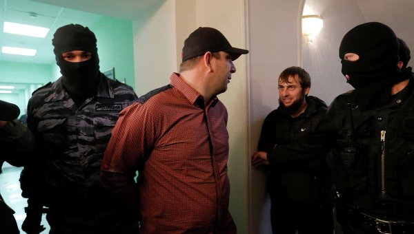 Темерлан Эскерханов во время судебного заседания по делу об убийстве Бориса Немцова