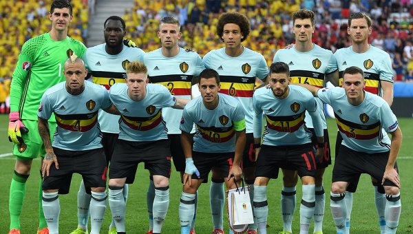 Игроки сборной Бельгии