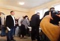 Президент Грузии принимает участие в голосовании