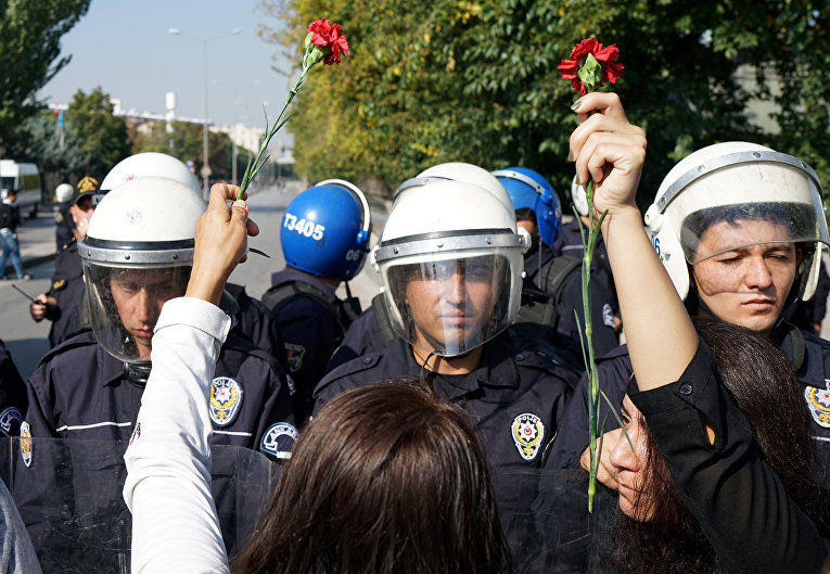 Акция протеста в Анкаре