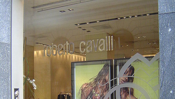 Магазин Roberto Cavalli в Милане