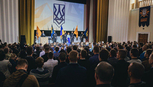 Съезд Нацкорпуса в Киеве