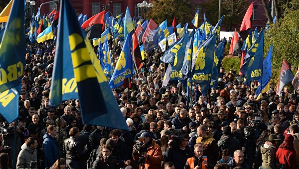 Марш славы героев в Киеве