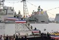 Новейший ракетный эсминец вошел в состав ВМС США. Видео