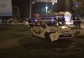 ДТП в центре Николаева.Полицейский Prius и TOYOTA Hilux. Видео