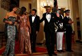 Обама в последний раз торжественно принял гостей в Белом доме
