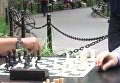 Чемпион мира по шахматам инкогнито сыграл с любителями в парке
