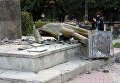 Неизвестные разрушили памятник Владимиру Ленину в Судаке