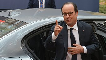 Президент Франции Франсуа Олланд