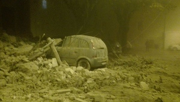 Землетрясение в центральной области Италии