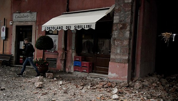 Землетрясение в Италии. Архивное фото