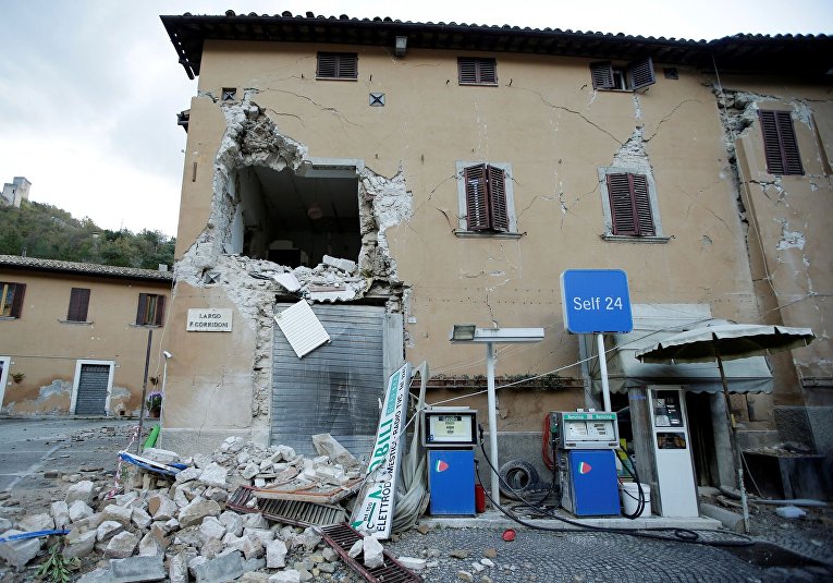 Землетрясение в Виссо, Италия
