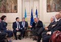 Владимир Гройсман на встрече с главой Сената парламента Франции Жераром Ларше