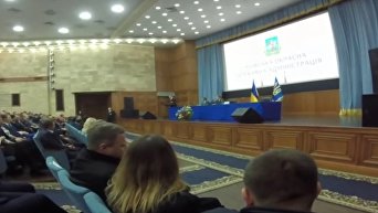 Речь губернатора Киевской области после вступления в должность. Видео