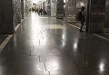 Большие трещины на станции метро Тараса Шевченко в Киеве