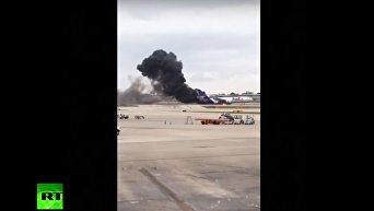 Второй пожар в самолете за один день в США