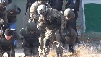 Антитеррористические учения СБУ на Южноукраинской АЭС. Видео