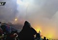 Фанаты подожгли стадион Открытие-Арена во время матча Спартака и ЦСКА