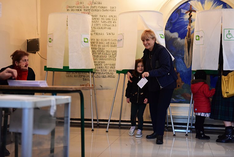 Второй тур парламентских выборов в Грузии
