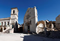 В результате землетрясения в центральной Италии была разрушена базилика Cвятого Бенедикта в Норчии